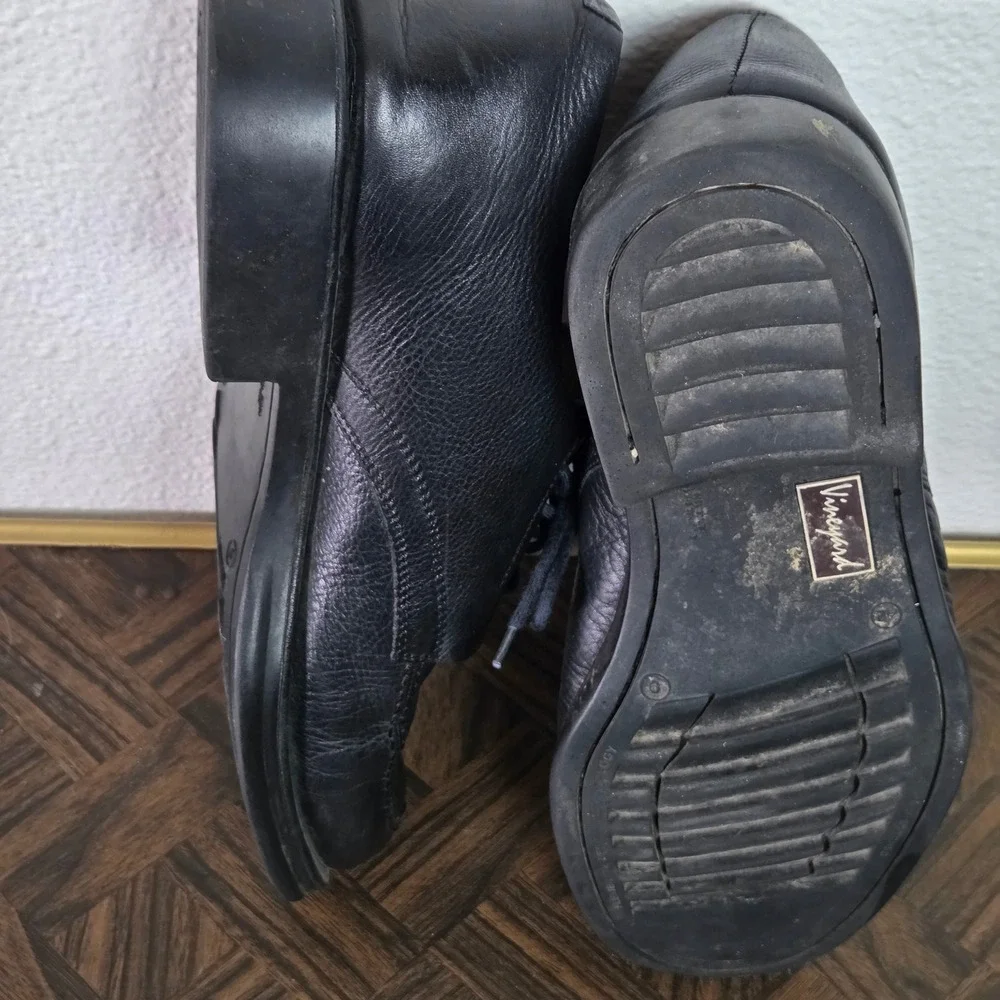 Sandro Moscoloni Vineyard Leather Apron Toe Lace Up‎ Dress Shoes Comfort Work